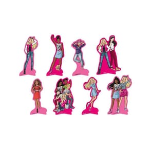 Decoração de Mesa Barbie - 8 unidades