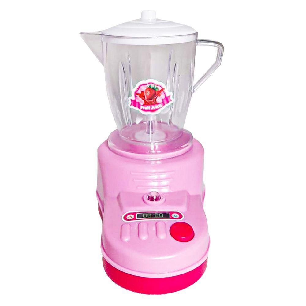 Liquidificador de Brinquedo Rosa com Movimento