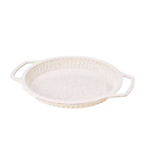 Forma Assadeira De Silicone Redonda Baixa Rasa Antiaderente