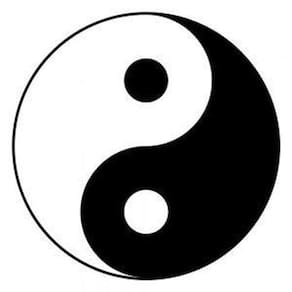 Kit 2 Colares Simbolo Yin Yang Bem E O O Mal Ótimo Dar Como