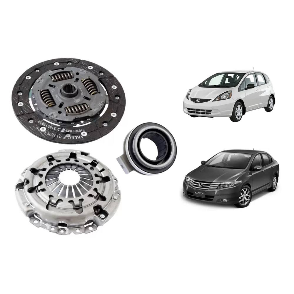 Jogo Embreagem Lukrepset Disco 198 MM Honda Fit 1.4 16V 2010 A 2014