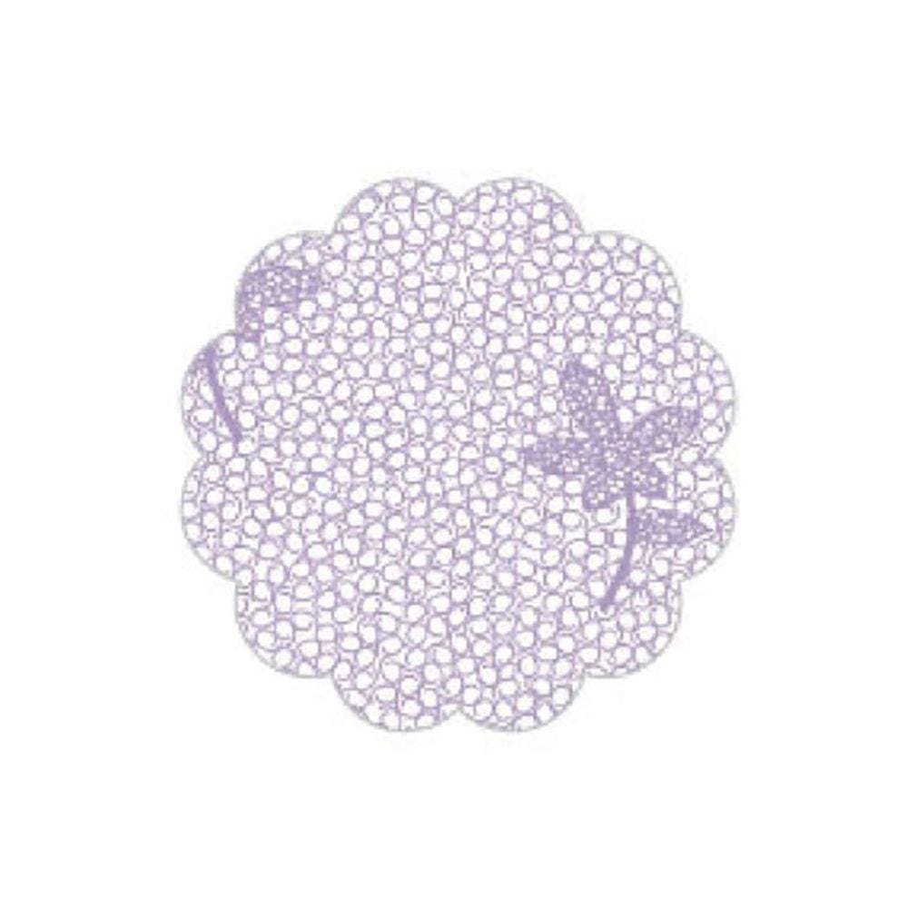 Fundo para Docinhos Roxo Rendado - 7cm