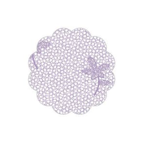 Fundo para Docinhos Roxo Rendado - 7cm