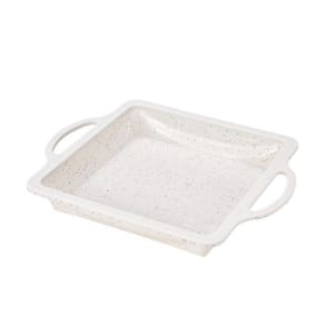 Forma Assadeira De Silicone Quadrada Antiaderente Com Alça