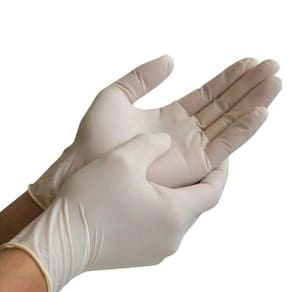 Luva Latex P Com Pó Proteção Contra Agentes Químicos