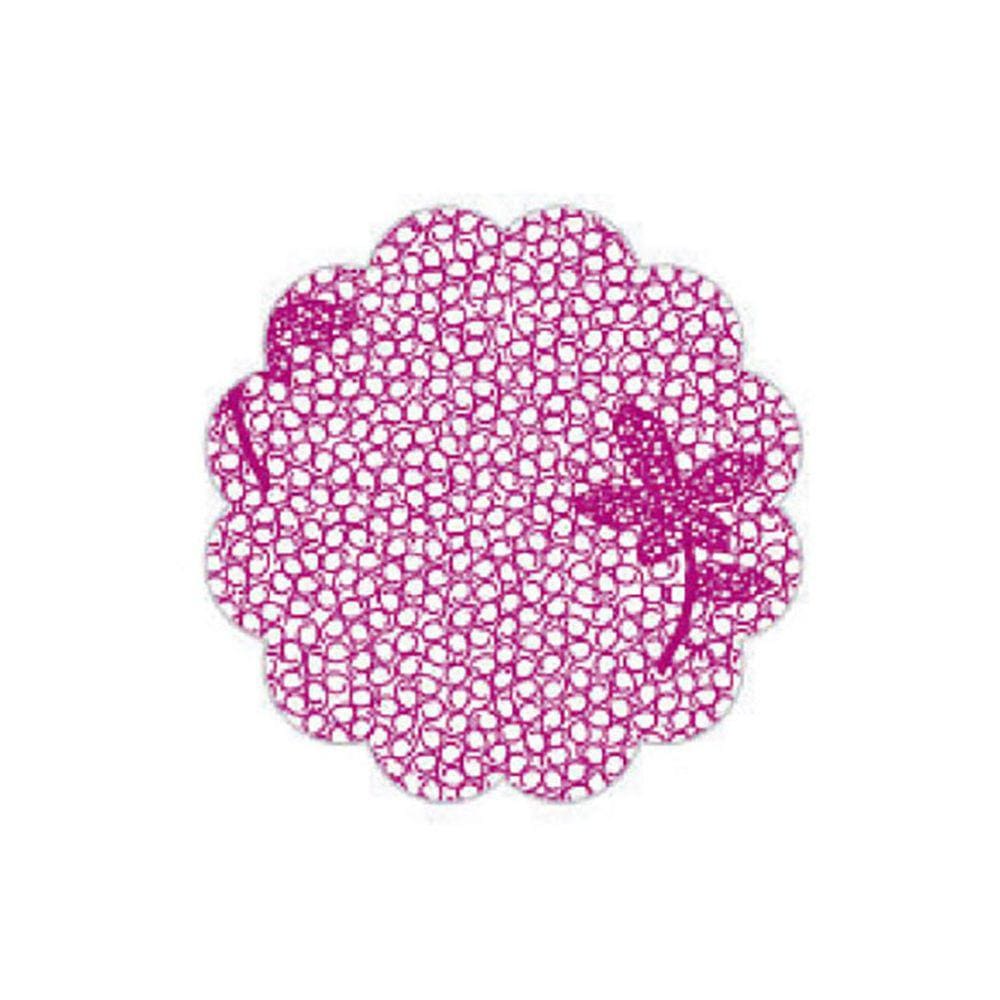 Fundo para Docinhos Pink Rendado - 7cm