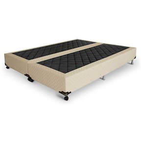 Base Box Queen Poliester 158x198x25cm Prorelax Bege
