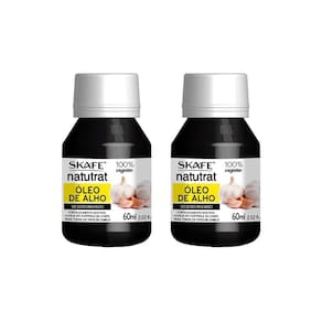 Oleo Capilar Skafe Natutrat Oleo De Alho 60Ml-Kit C/2Un
