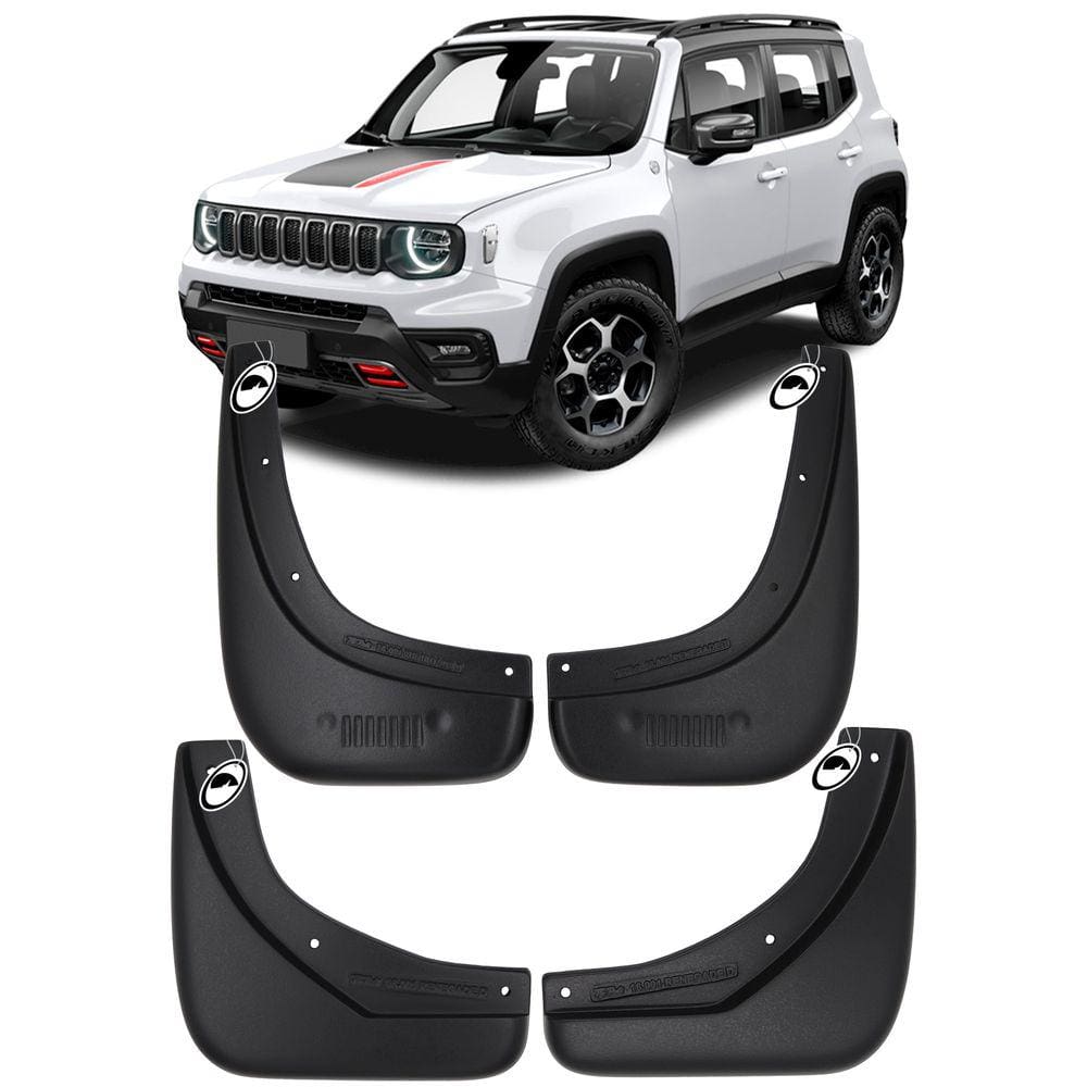 Jogo Apara Barro Protetor Lameira Flap TG Poli Jeep Renegade 2015 2016 2017
