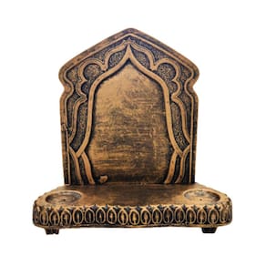 Aparador Com Painel Altar Decoração Em Resina