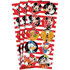 Adesivo Redondo para Lembrancinha Mickey Mouse - 30 Un