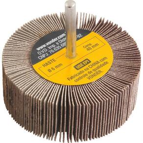 Roda De Lixa 80Mmx30Mm C/ Haste G120 - Vonder
