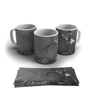 Caneca Personalizada Porcelana Profissão Advogado 325ml