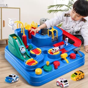 Car Adventure Toy TEMI Kids Race Track com 3 minicarros de 3 anos ou mais