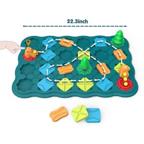 Jogo de tabuleiro STEM de brinquedo Bonitoto Logic Road Builder 4-8 anos