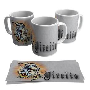 Caneca Balança Da Justiça Curso Direito Advocacia 325ml