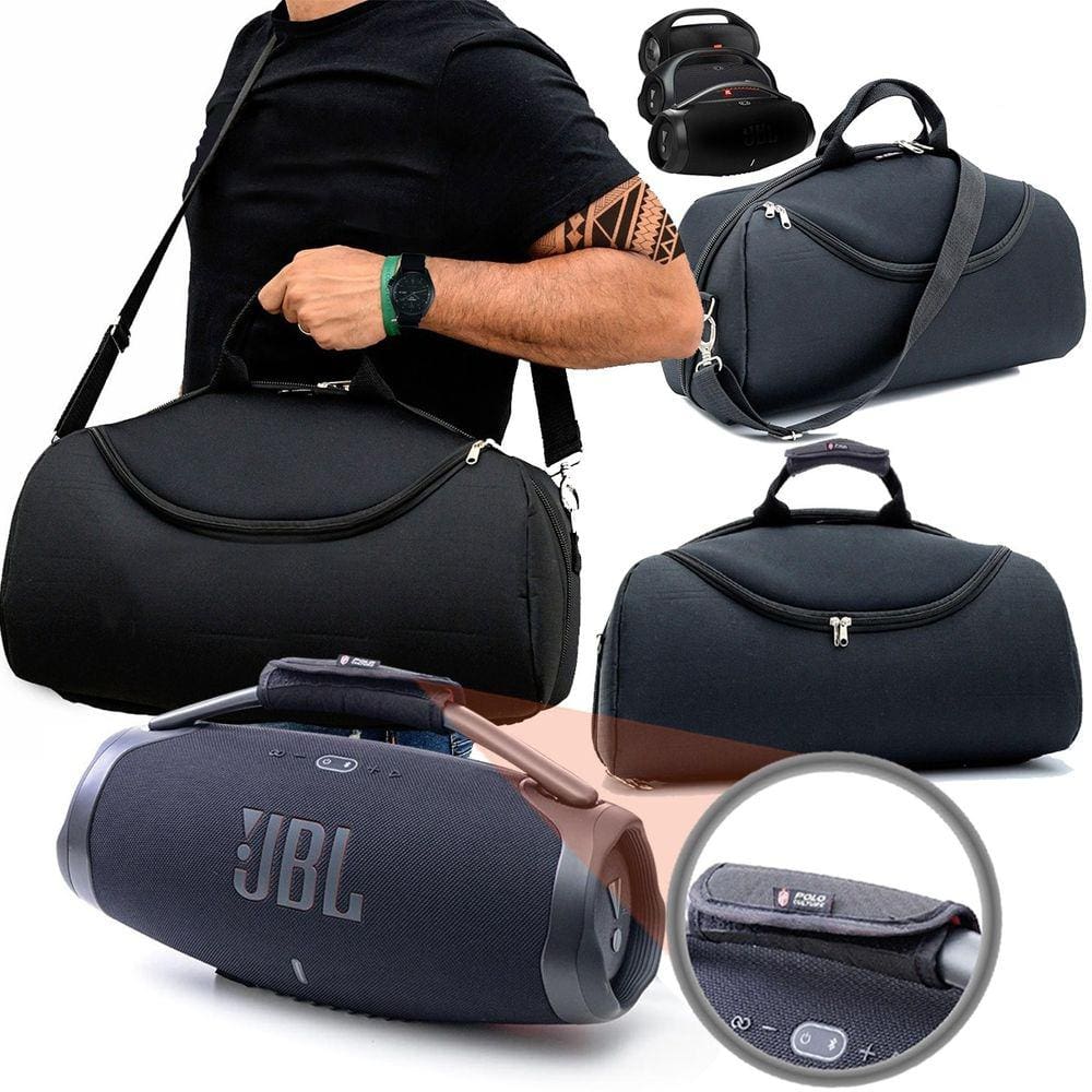 Kit Case Bolsa Para Boombox 3 + Protetor Alça e Ombro New