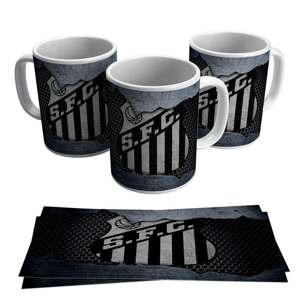 Caneca Santos Escudo Peixe Time 325ml