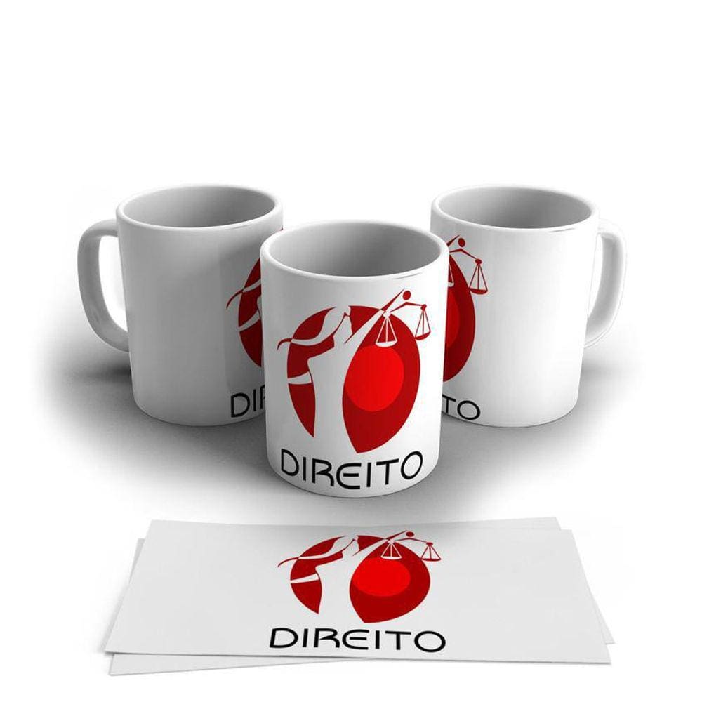 Caneca Personalizada Porcelana Profissão Advogado 325ml