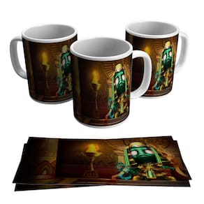 Caneca Amumu Skins LoL Múmia Triste 325ml