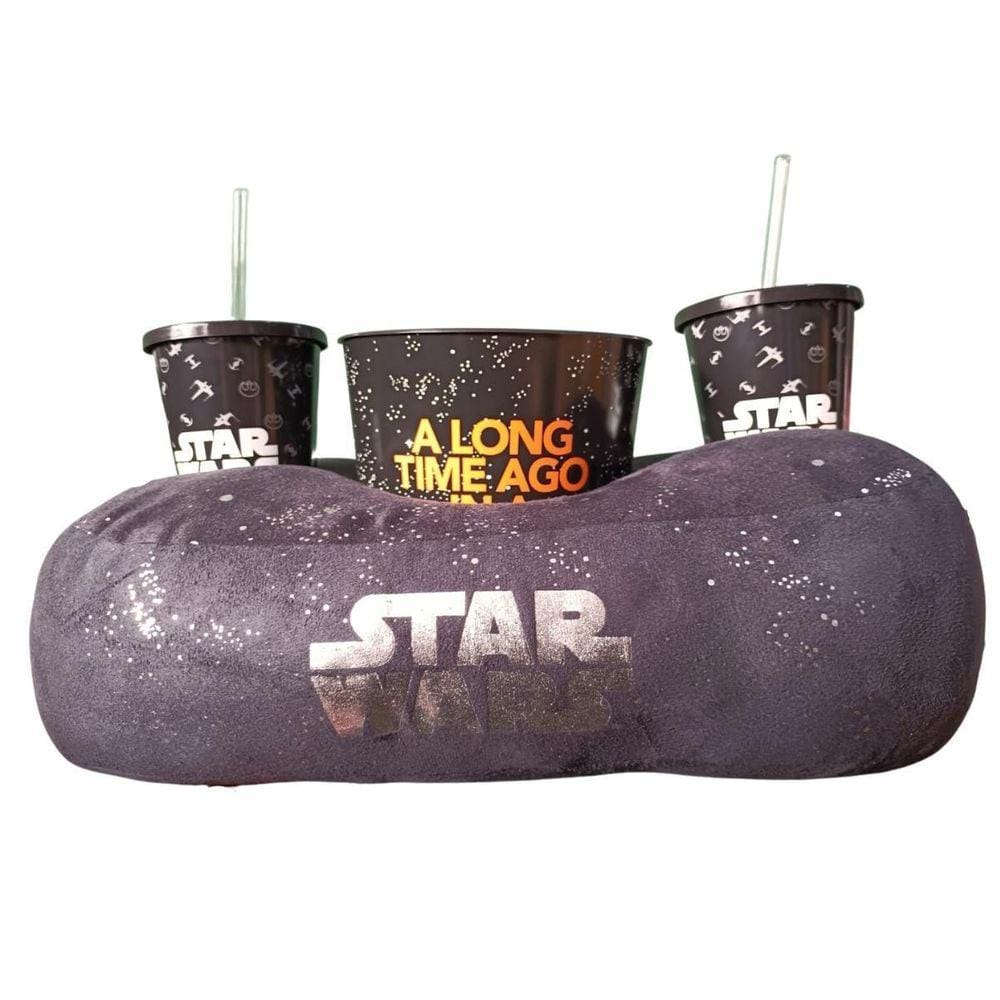 Almofada Porta Pipoca Em Fibra Star Wars Zona Criativa