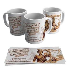 Caneca Advogada Formatura Direito Curso Turma 325ml
