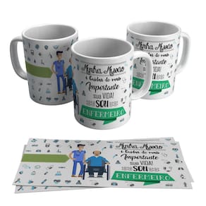 Caneca Enfermeiro Profissão Enfermagem 325ml