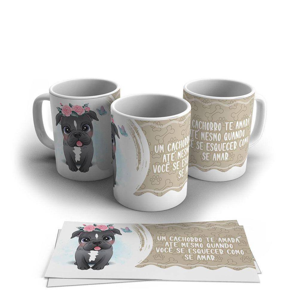 Caneca Personalizada Porcelana Pet Cachorro 325ml