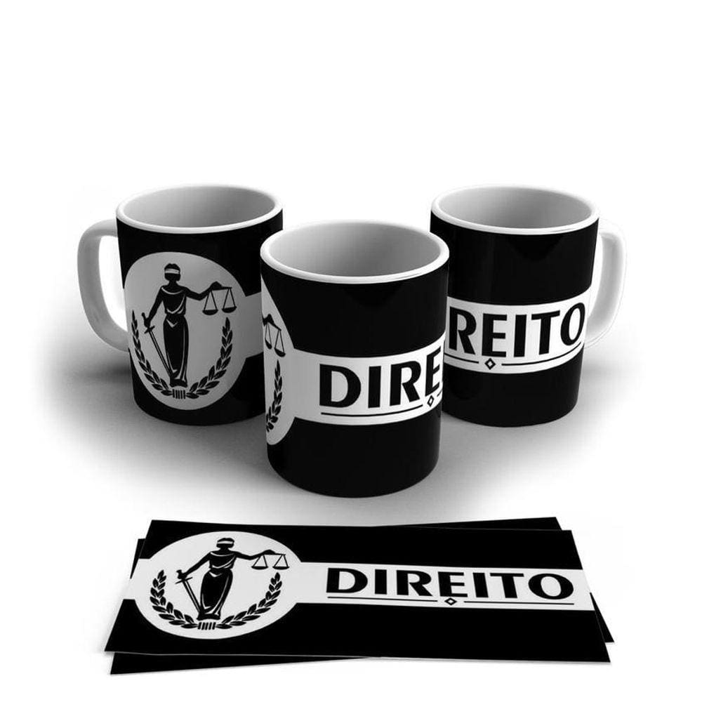 Caneca Personalizada Porcelana Profissão Advogado 325ml