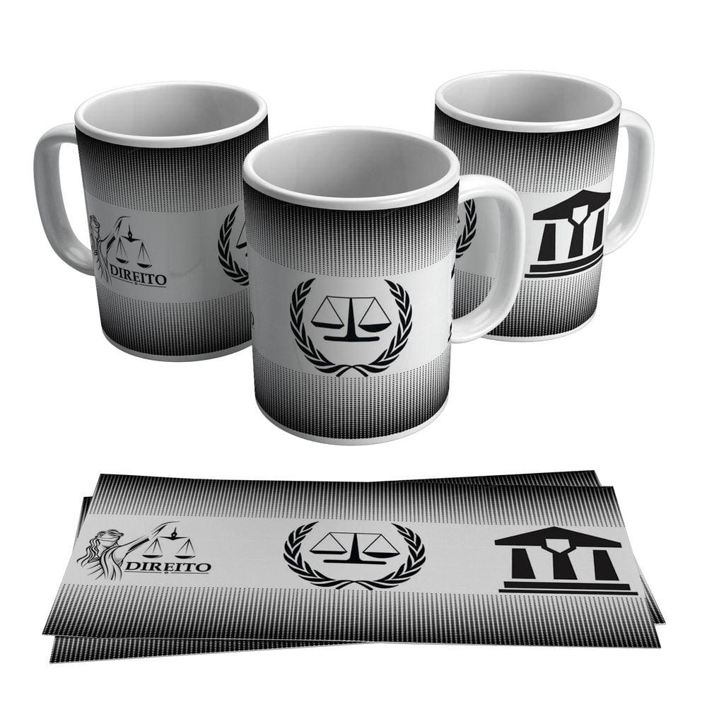 Caneca Direito Formatura Advocado Curso Advocacia Oab 325ml
