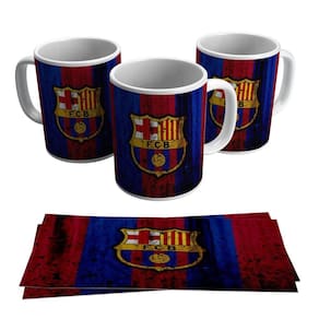 Caneca Barcelona Escudo Time Barça Messi 325ml