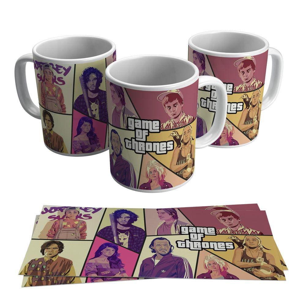 Caneca Game Of Thrones Got Atores 325ml