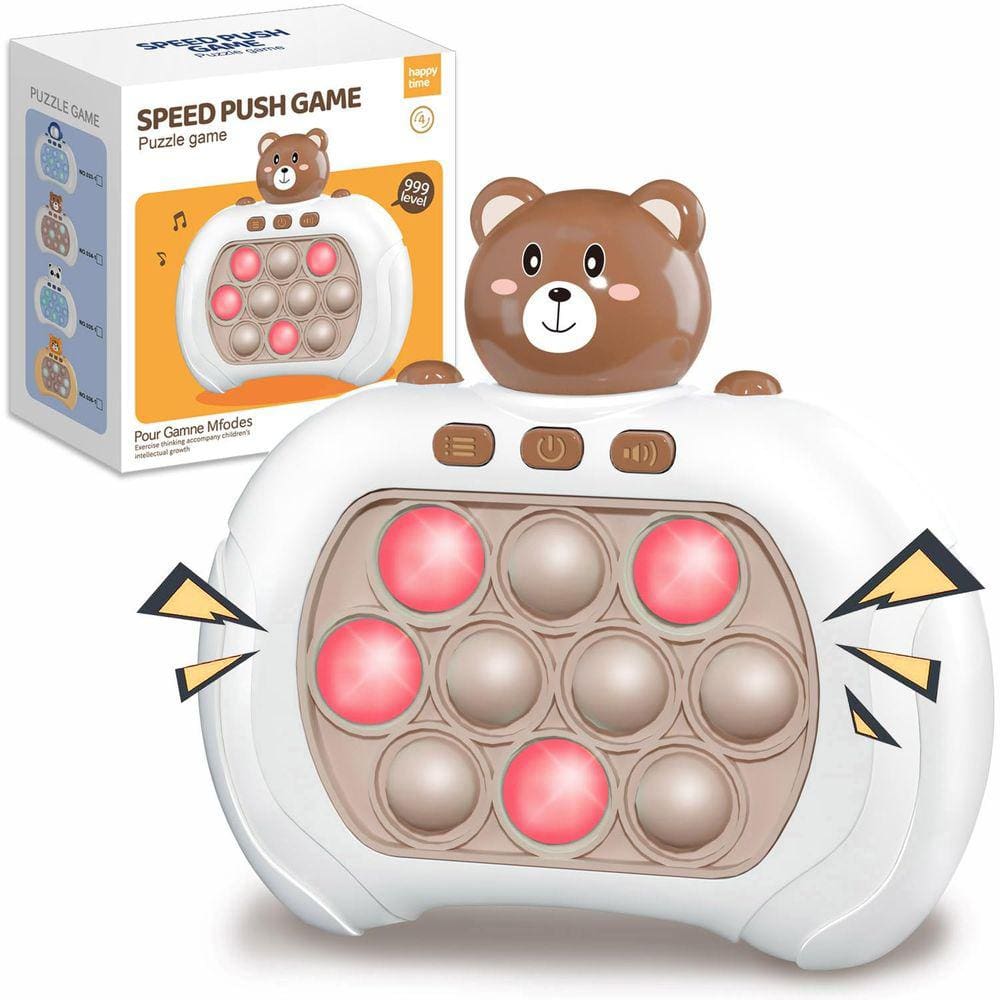 Jogo portátil Quick Push Pop Fidget Toy para crianças e adultos