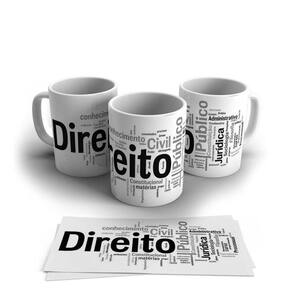 Caneca Personalizada Porcelana Profissão Advogado 325ml