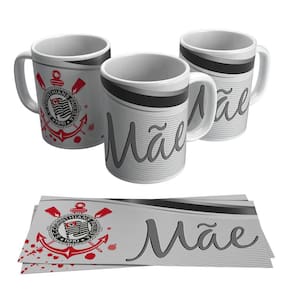 Caneca Dia Das Mães Corinthians Mãe Corintiana 325ml