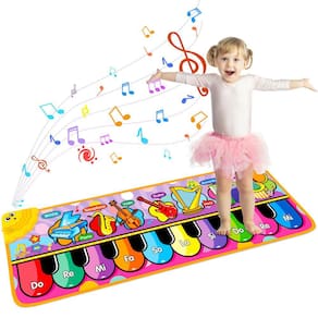 Tapete de piano musical MR.TN Kids com 25 sons musicais de 1 a 6 anos ou mais