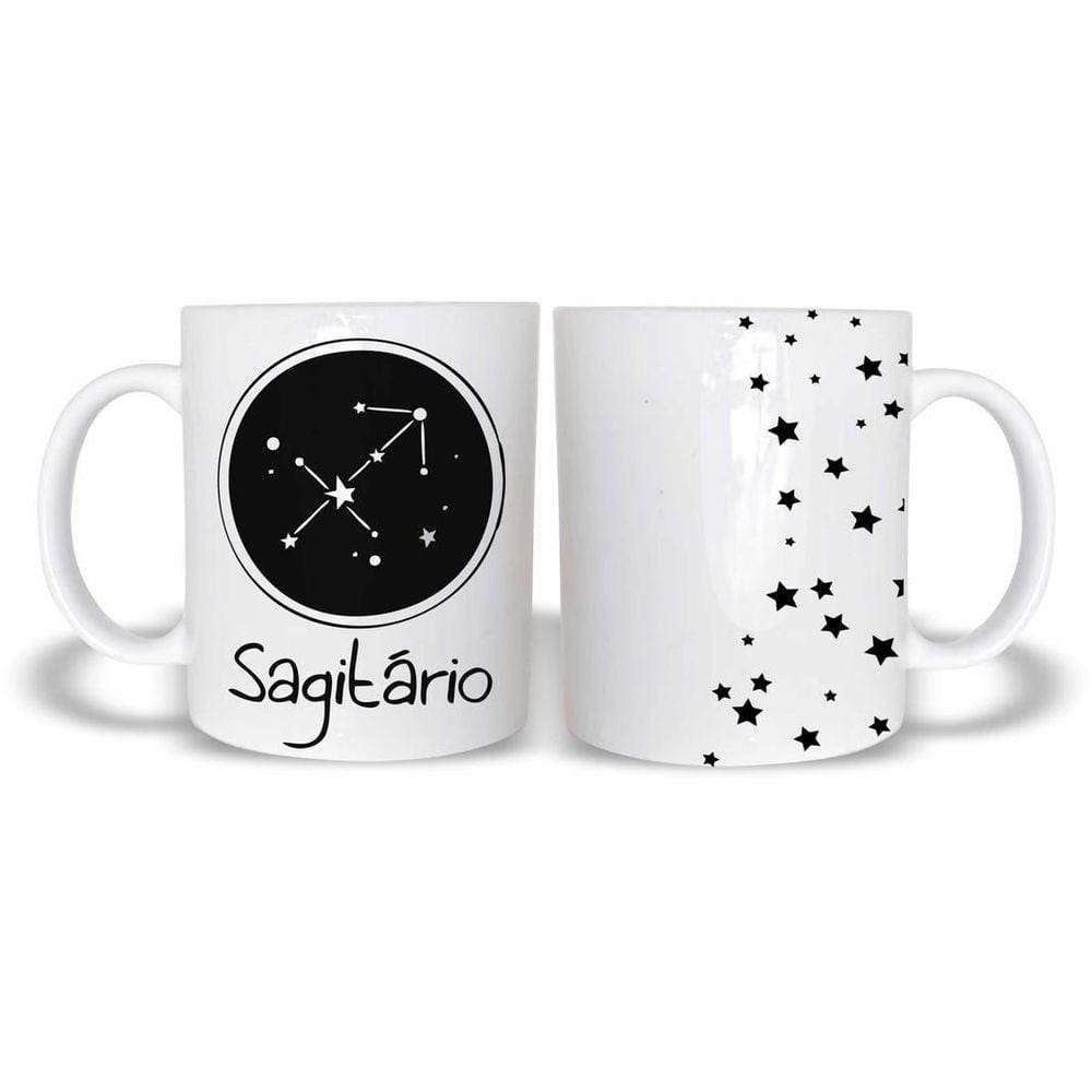 Caneca Signo Sagitário 325Ml Cerâmica