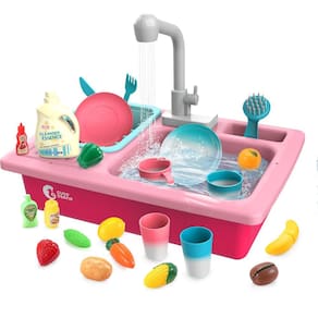 Brinquedo de pia de cozinha Play CUTE STONE que muda de cor com água