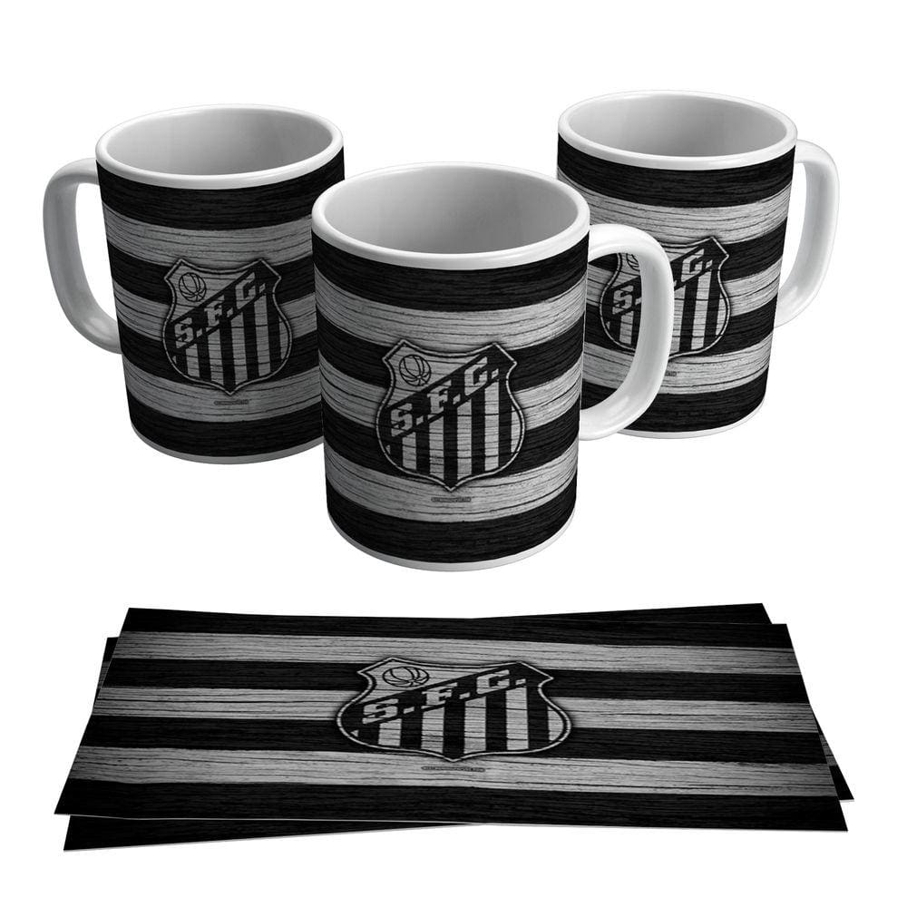 Caneca Santos Escudo Peixe Time 325ml