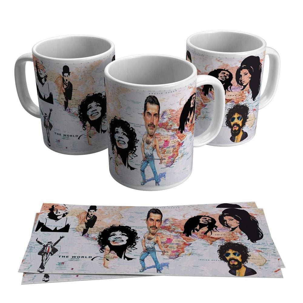Caneca Lendas Da Queen Whitney Raul Seixas 325ml