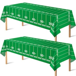 [Toalha de mesa] Decorações de festa de futebol OHOME 2024, pacote com 2