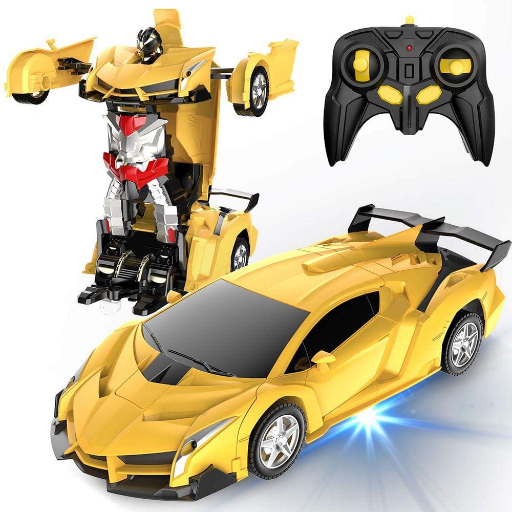 Carro de controle remoto Desuccus Transform Robot em escala 1:18