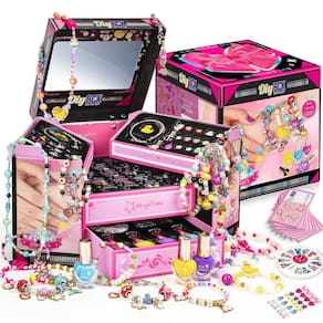 Kit de fabricação de pulseiras DIY Charm e kit de arte de unhas para meninas 5-1