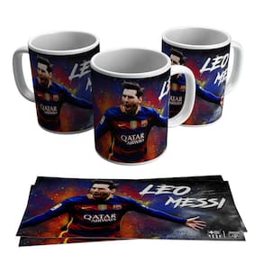 Caneca Lionel Messi Camisa 10 Do Barcelona Argentina 325ml