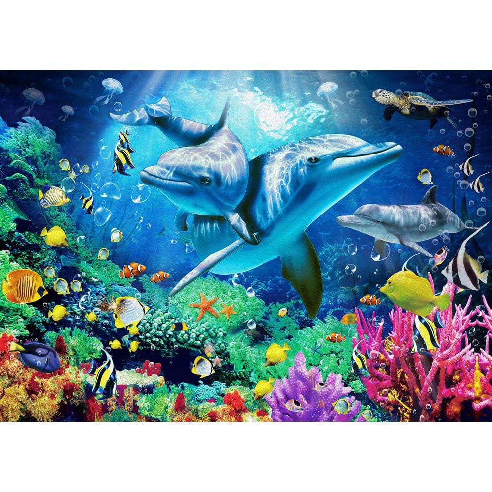 Quebra-cabeças Nrk 1000 peças Sea World para adultos