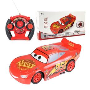 Brinquedo de rádio Car Nuit Cartoon Racing com controle remoto para crianças a partir de 6 anos