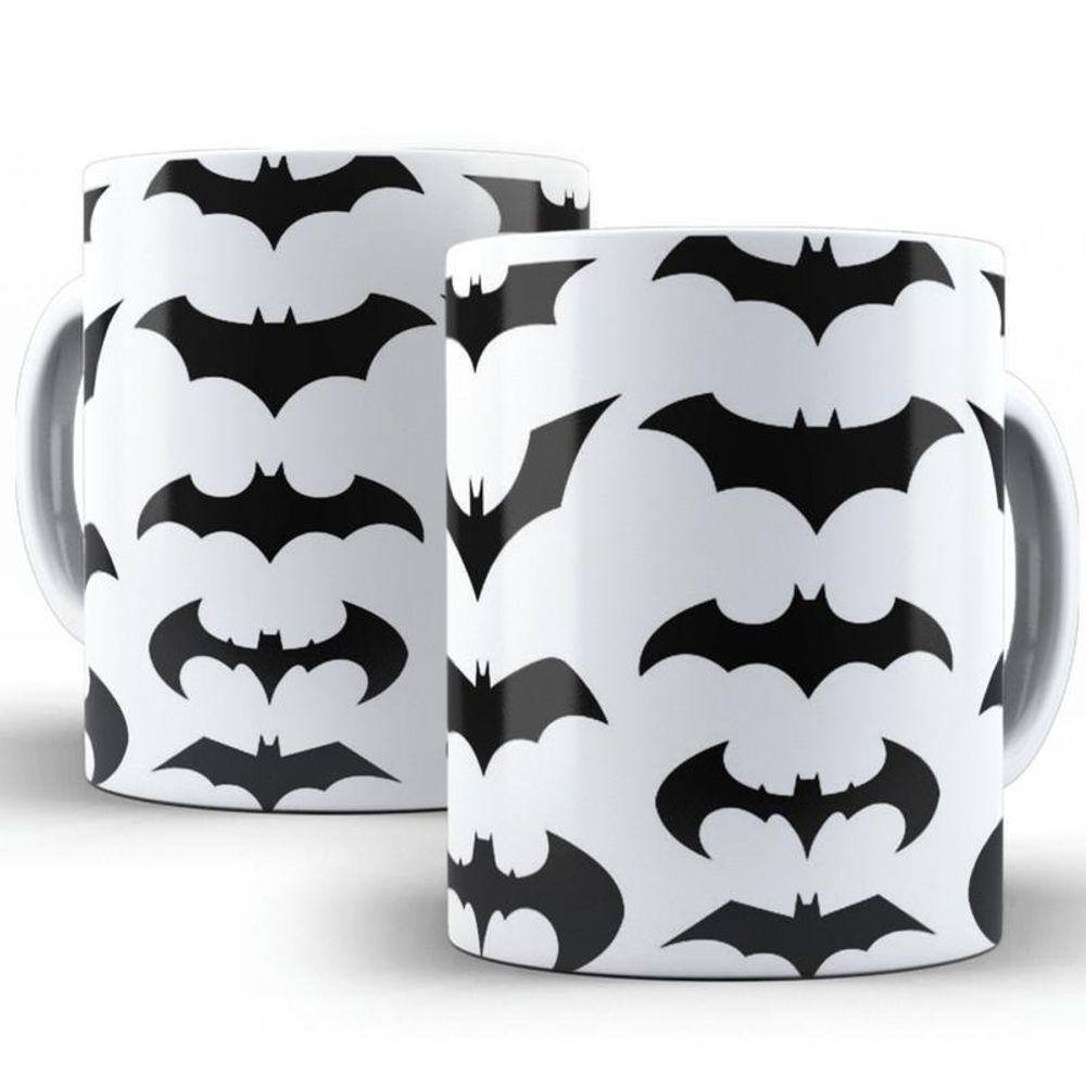 Caneca Batman Super Hero Geek Branco