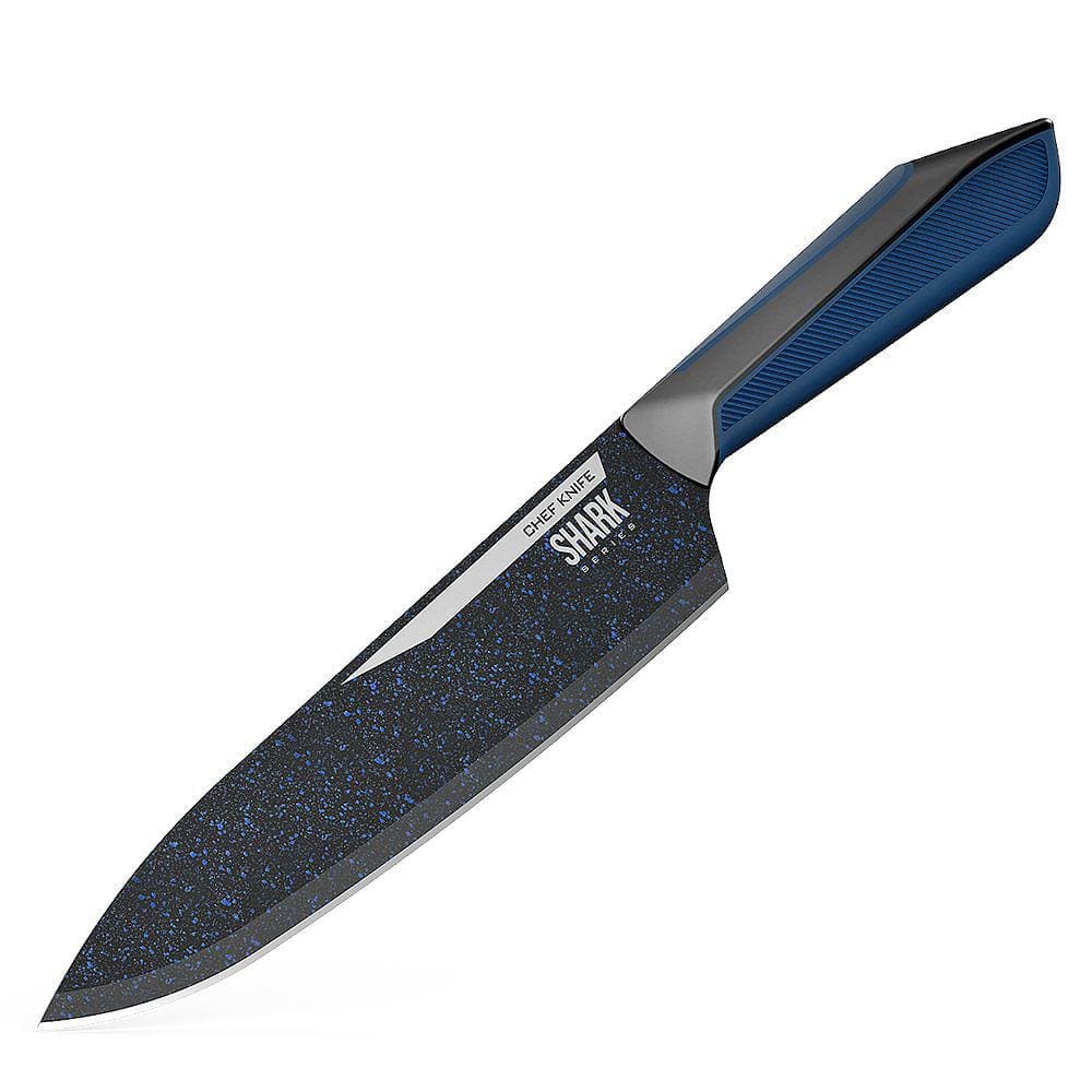 Conjunto de Facas Ichef Polishop - Shark Series - Special Cut - Blue Duo