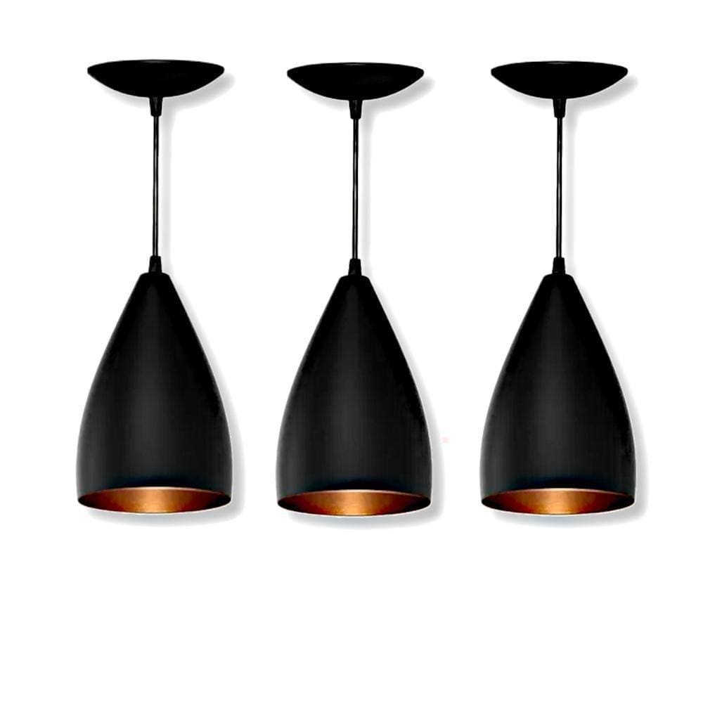 Pendente Aramado Vegas Cozinha Pronta  Lustre De Teto