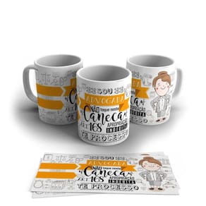 Caneca Personalizada Porcelana Profissão Advogado 325ml